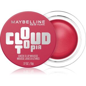 MAYBELLINE NEW YORK CloudTopia matt krémes arcpírositó az arcra és a szájra árnyalat 02 Ethernal Rouge 5 g kép