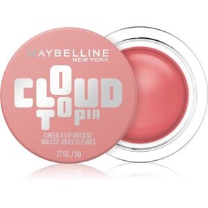 MAYBELLINE NEW YORK CloudTopia matt krémes arcpírositó az arcra és a szájra árnyalat 09 Dreamy Dawn 5 g kép