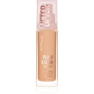 MAYBELLINE NEW YORK Lifter Plump & Glow élénkítő make-up a természetes hatásért árnyalat 220 30 ml kép