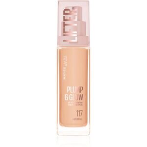 MAYBELLINE NEW YORK Lifter Plump & Glow élénkítő make-up a természetes hatásért árnyalat 117 30 ml kép