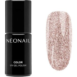 NEONAIL UV Gel Polish Color gél körömlakk UV / LED-es lámpákhoz árnyalat Shimmering Goldrush 7.2 ml kép
