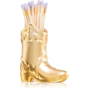 Paddywax Cowboy Boot Match Holder gyufa Gold Metallic 25 g kép