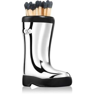 Paddywax Cowboy Boot Match Holder gyufa Chrome Metallic 25 db kép