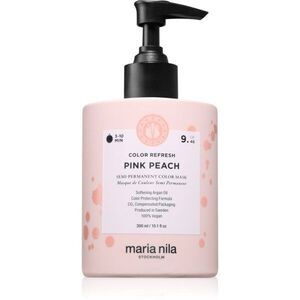 Maria Nila Colour Refresh gyengéd tápláló maszk tartós színes pigmentekkel árnyalat Pink Peach 9.46 300 ml kép