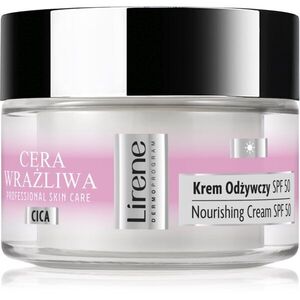 Lirene Sensitive skin hidratáló krém az érzékeny arcbőrre SPF 50 50 ml kép