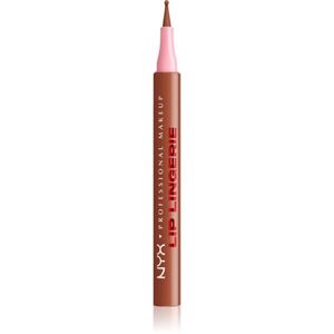 NYX Professional Makeup Lip Lingerie ajakfilc a hosszan tartó hatásért árnyalat 02 Naughty Nude 1 ml kép