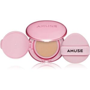 AMUSE Dew Power Vegan Cushion tartós alapozó sminkszivaccsal az élénk és kisimított arcbőrért árnyalat 02 Healthy 15 g kép