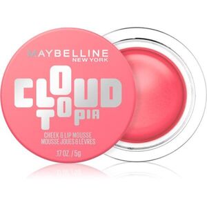MAYBELLINE NEW YORK CloudTopia matt krémes arcpírositó az arcra és a szájra árnyalat 07 Moonlit Rose 5 g kép