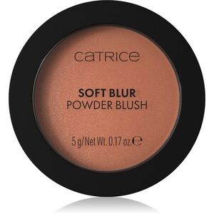 Catrice Soft Blur Powder Brush púderes arcpír matt hatással árnyalat 050 Born to blonze 5 g kép