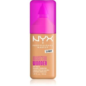NYX Professional Makeup Make ‘Em Wonder könnyű mattító alapozó árnyalat 15 Buff 30 ml kép