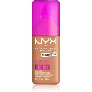NYX Professional Makeup Make ‘Em Wonder könnyű mattító alapozó árnyalat 20 Classic Tan 30 ml kép