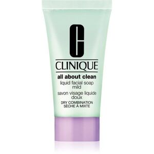 Clinique Liquid Facial Soap Mild folyékony szappan száraz és kombinált bőrre 30 ml kép