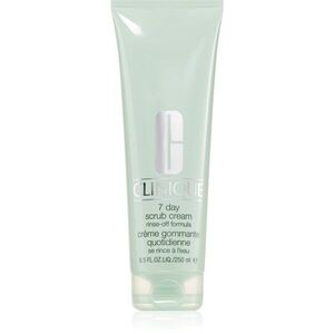 Clinique 7 Day Scrub Cream Rinse-Off Formula tisztító peeling mindennapi használatra 250 ml kép