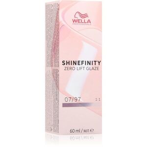 Wella Professionals Shinefinity Zero Lift Glaze tartós hajszínező árnyalat 07/97 60 ml kép