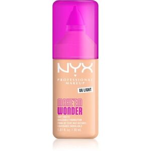 NYX Professional Makeup Make ‘Em Wonder könnyű mattító alapozó árnyalat 06 Light 30 ml kép