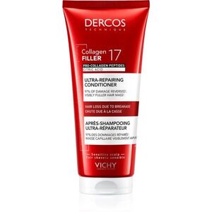 Vichy Dercos Collagen Filler 17 intenzíven regeneráló kondicionáló 200 ml kép