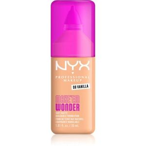 NYX Professional Makeup Make ‘Em Wonder könnyű mattító alapozó árnyalat 08 Vanilla 30 ml kép