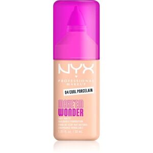 NYX Professional Makeup Make ‘Em Wonder könnyű mattító alapozó árnyalat 04 Cool Porcelain 30 ml kép