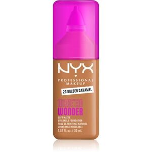 NYX Professional Makeup Make ‘Em Wonder könnyű mattító alapozó árnyalat 23 Golden Caramel 30 ml kép
