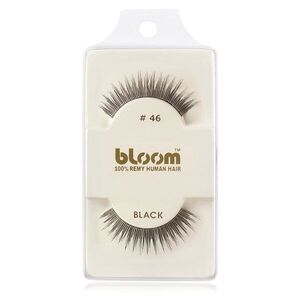 Bloom Natural ragasztható műszempilla természetes hajból No. 46 (Black) 1 cm kép