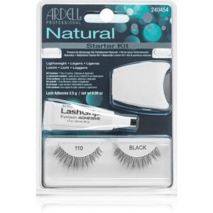 Ardell Natural ragasztható műszempilla ragasztóval 110 Black 4 db kép