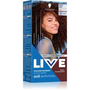 Schwarzkopf LIVE Colour Moment féltartós hajfesték árnyalat 065 Spicy Rum 50 ml kép
