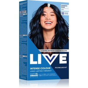 Schwarzkopf LIVE Intense Colour tartós hajfesték árnyalat 090 Cosmic Blue 1 db kép
