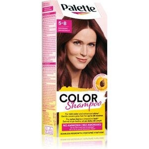 Schwarzkopf Palette Color Shampoo tonizáló sampon árnyalat 5-8 Mahogany 50 ml kép