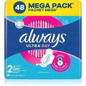 Always Ultra Super Size 2 egészségügyi betétek szárnyakkal 48 db kép