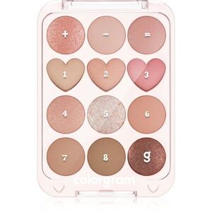 Colorgram Pin Point Eyeshadow Palette szemhéjfesték paletta a tökéletes küllemért árnyalat 01 Peach+Coral 9.9 g kép