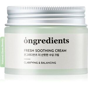 Ongredients Fresh Soothing Cream gyengéd és hidratáló géles krém 50 ml kép