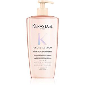 Kérastase Gloss Absolu Créme Bain Hydra-Glaze samponfürdő a fénylő és selymes hajért 500 ml kép