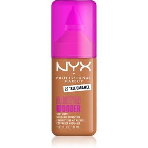 NYX Professional Makeup Make ‘Em Wonder könnyű mattító alapozó árnyalat 27 True Caramel 30 ml kép