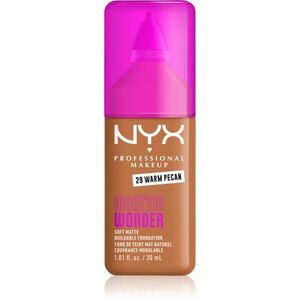 NYX Professional Makeup Make ‘Em Wonder könnyű mattító alapozó árnyalat 29 Warm Pecan 30 ml kép