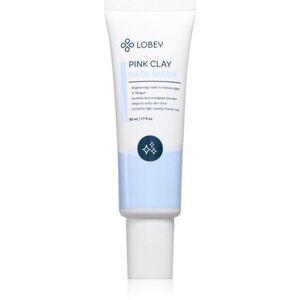 Lobey Pink Clay élénkítő maszk egységesíti a bőrszín tónusait 50 ml kép
