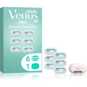 Gillette Venus PRO Smooth Sensitive tartalék pengék + védőburkolat 6 db kép