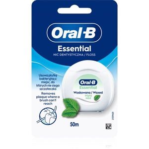Oral-B Essential Floss Mint viaszolt mentolos fogselyem 50 m kép