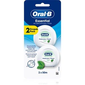 Oral-B Essential Floss Mint viaszolt mentolos fogselyem 2x50 m kép