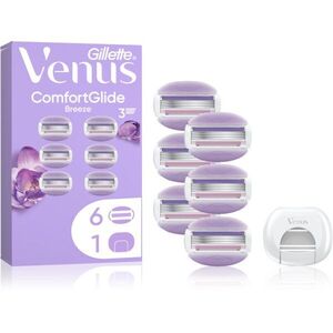 Gillette Venus ComfortGlide Breeze tartalék pengék + védőburkolat 6 db kép