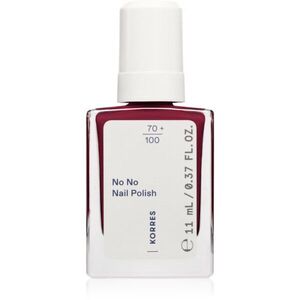 Korres No No Nail Polish ápoló körömlakk árnyalat 59 Burgundy Red 11 ml kép