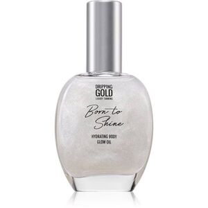 Dripping Gold Born To Shine csillogó olaj testre árnyalat Silver 55 ml kép