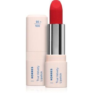 Korres True Velvety Lipstick krémes rúzs szatén finish-el árnyalat Vivid Red 3 g kép
