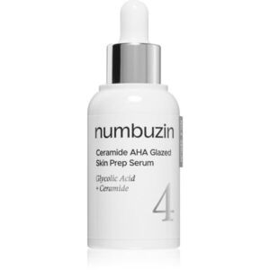 Numbuzin No. 4 Ceramide AHA Glazed Skin Prep Serum hidratáló arcszérum hámlasztó hatással 30 ml kép