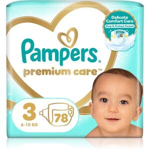 Pampers Premium Care Size 3 eldobható pelenkák 6-10 kg 78 db kép