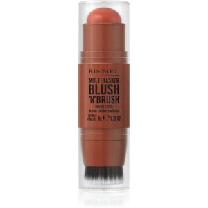 Rimmel Multi-Tasker Blush'N'brush pirosító stick ecsettel árnyalat 300 Nearly Suede 8 g kép