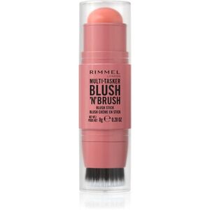 Rimmel Multi-Tasker Blush'N'brush pirosító stick ecsettel árnyalat 100 Cotton Candy 8 g kép