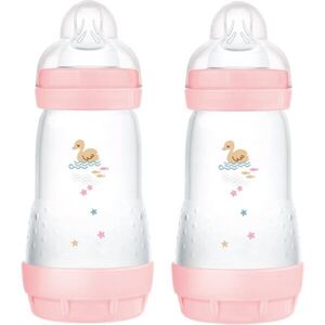 MAM Perfect Star Anti-colic Bottle antikólikás cumisüveg 2m+ Pink 2x260 ml kép