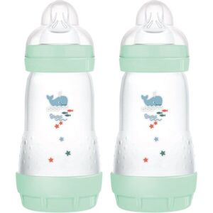 MAM Perfect Star Anti-colic Bottle antikólikás cumisüveg 2m+ Mint 2x260 ml kép