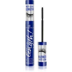 essence What The Length! Vízálló hosszabbító szempillaspirál árnyalat 02 Black Waterproof 10 ml kép