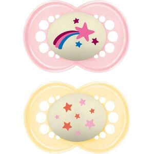 MAM Original Night 6m+ cumi Yellow/ Pink 2 db kép